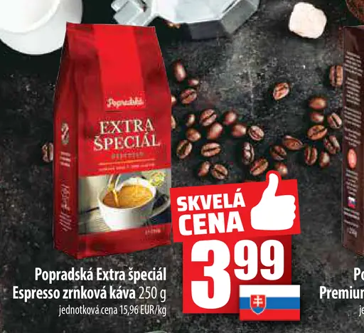 Espresso zrnková káva