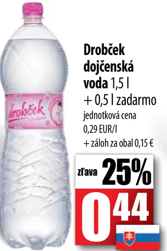 Drobček dočenská voda