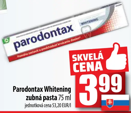 Parodontax Whitening zubná pasta