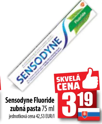 Sensodyne Fluoride zubná pasta