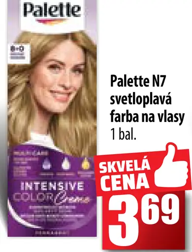 Palette N7 svetlopláva farba na vlasy