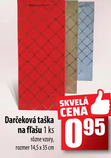 Darčeková taška na fľašu