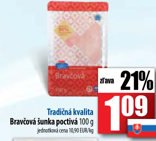 Bravčová šunka poctivá