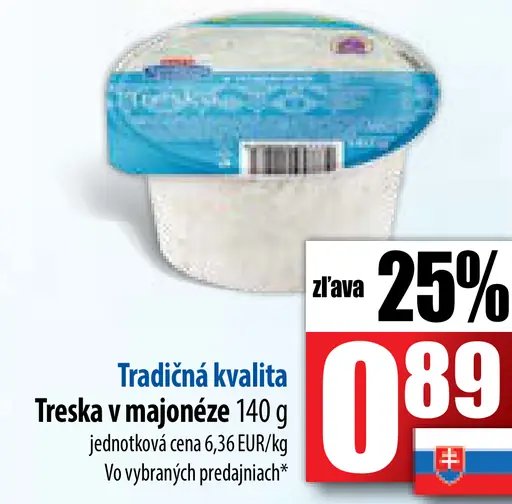 Treska v majonéze