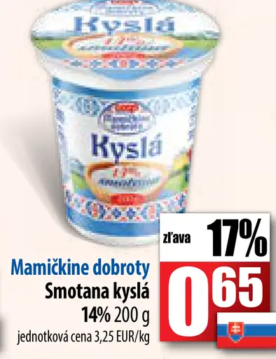 Smotana kyslá