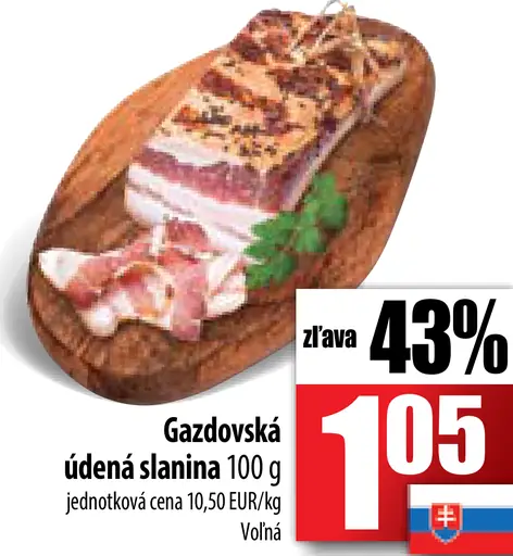 Gazdovská údená slanina