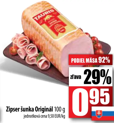 Zipser šunka Originál