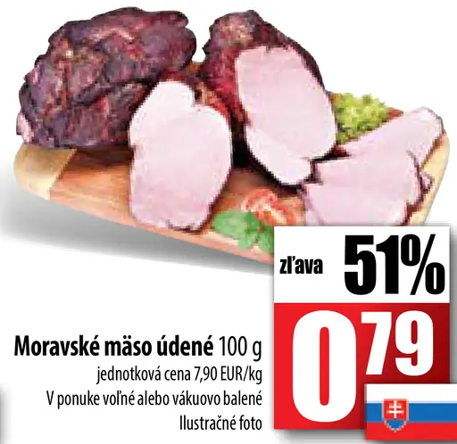 Moravské mäso údené