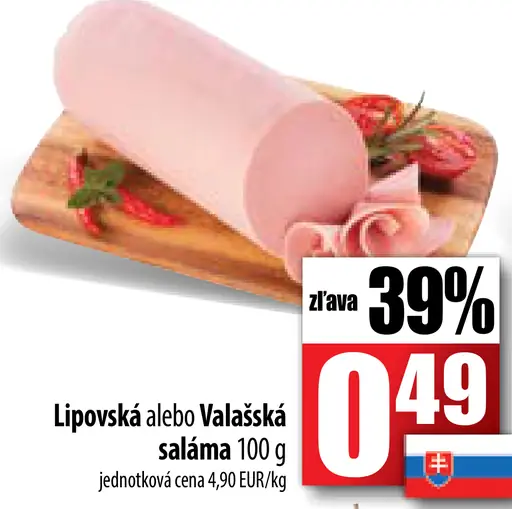 Lipovská alebo Valašská saláma