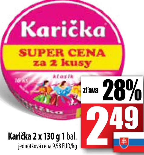 Karička 2 x 130