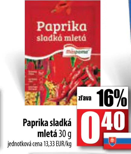 Paprika sladká mletá