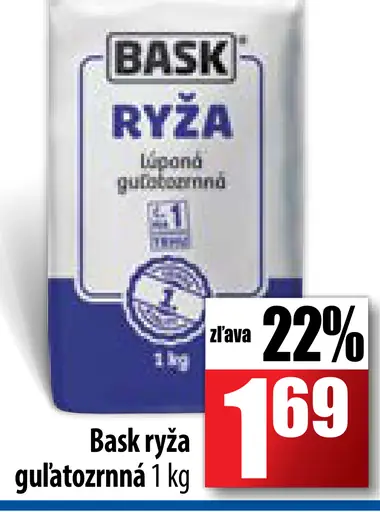 Bask ryža guľatozrnná