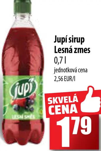 Jupí sirup lesná zmes