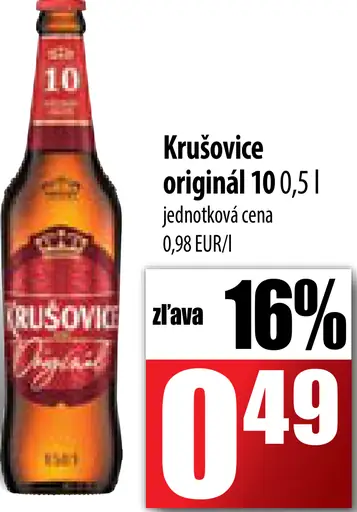 Krušovice originál 10