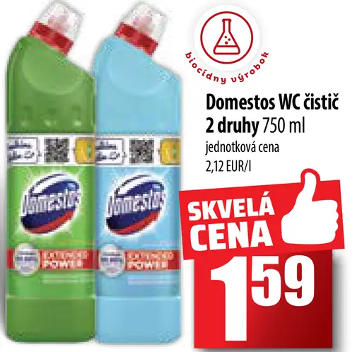 Domestos WC čistič