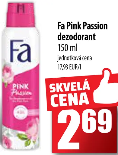 Fa Pink Passion dezodorant