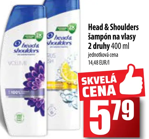 Head & Shoulders šampón na vlasy