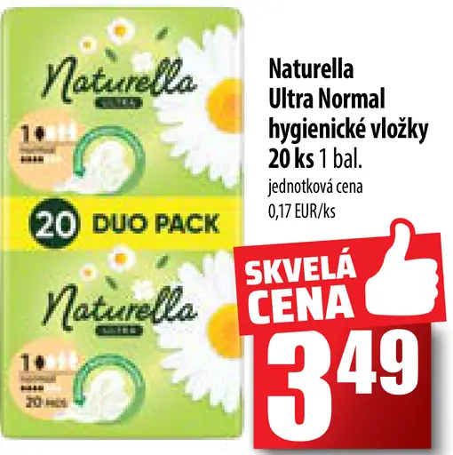 Naturella Ultra Normal hygienické vložky