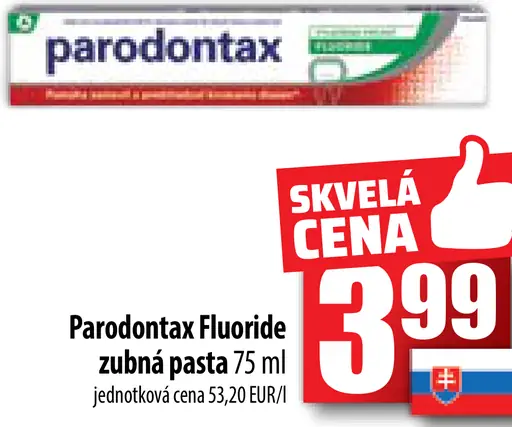 parodontax fluoride zubná pasta