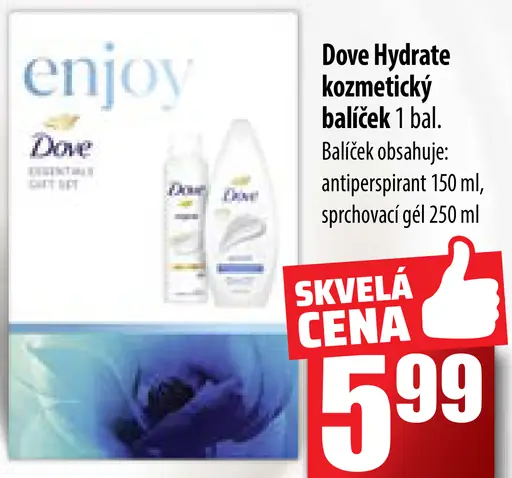 Dove Hydrate kozmetický balíček