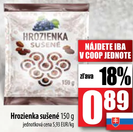 Hrozienka sušené