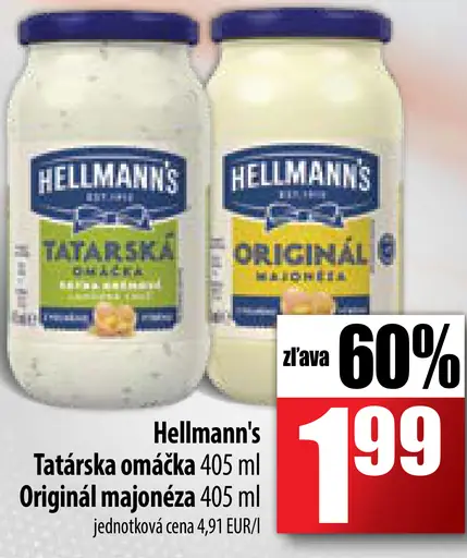 Hellmann's tatárska omáčka