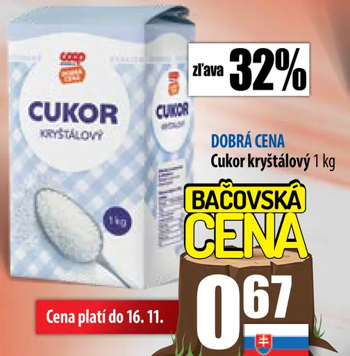 cukor kryštálový