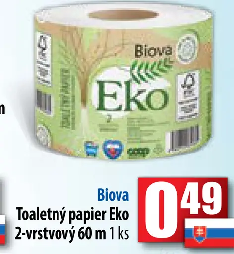 Toaletný papier Eko