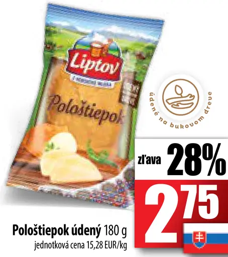 Pološtiepok údený