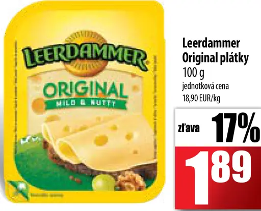 Leerdammer Original plátky