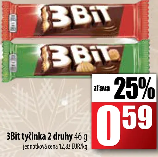 3Bit tyčinka 2 druhy