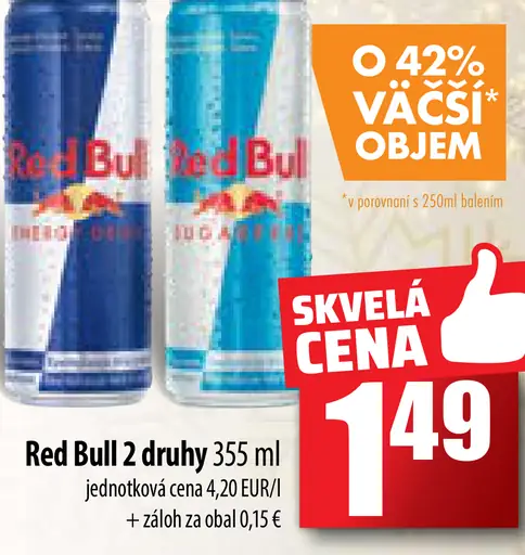 Red Bull 2 druhy