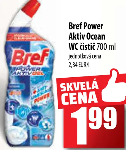 Bref Power Aktiv Ocean WC čistič