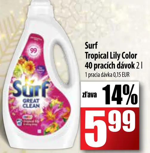 Surf Tropical Lily Color