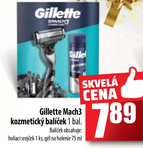 Gilette Mach3 kozmetický balíček