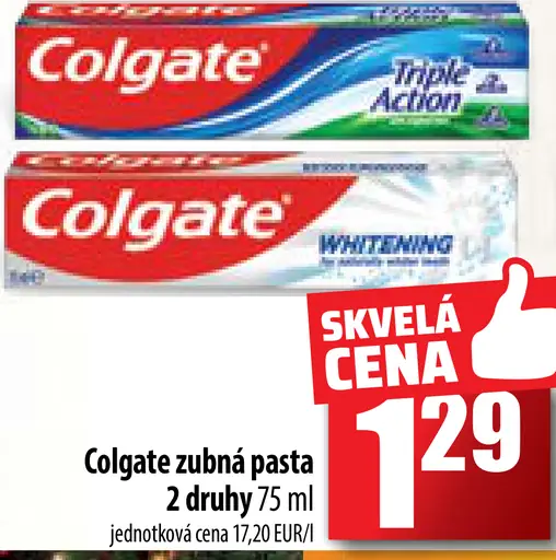 Colgate zubná pasta