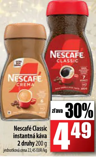 Nescafé Classic instantná káva