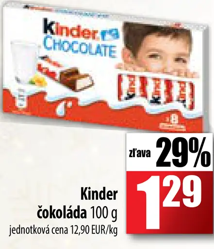 Kinder čokoláda