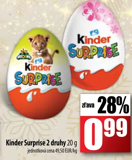 Kinder Surprise 2 druhy