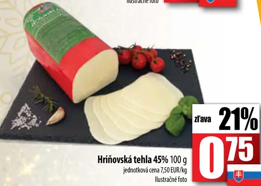 Hriňovská tehla 45%