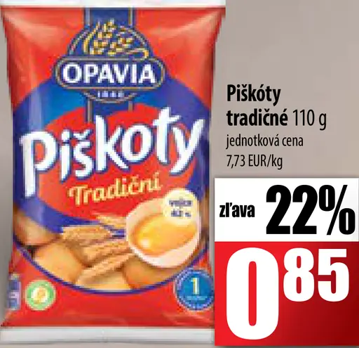 Piškóty tradičné