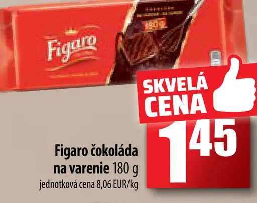 Figaro čokoláda na varenie