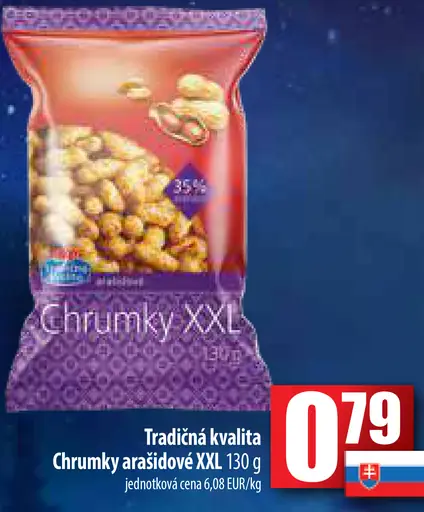 Chrumky arašídové XXL