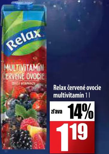 Relax červené ovocie multivitamín