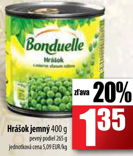 Hrášok jemný