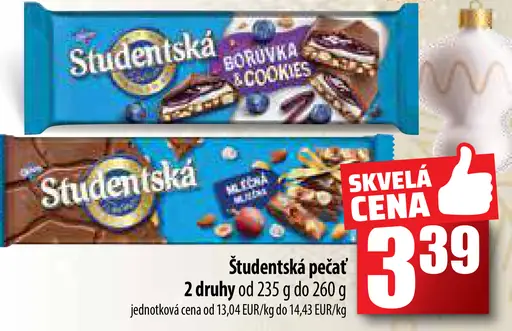 Študentská pečať Borůvka a Cookies