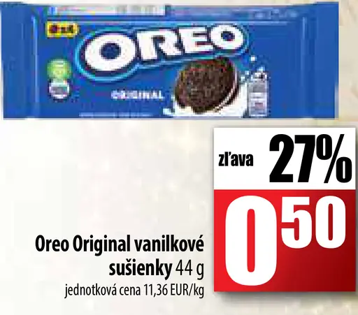 Oreo Original vanilkové sušienky