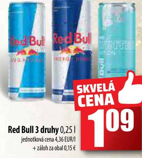 Red Bull 3 druhy