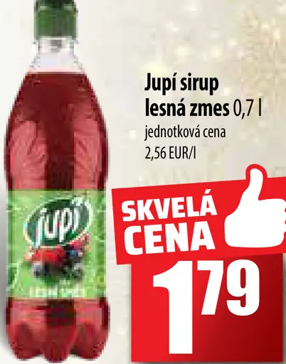 Jupí sirup lesná zmes