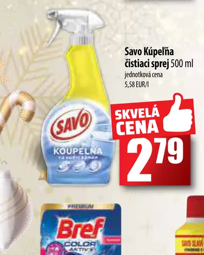 Savo Kúpeľňa čistiaci sprej